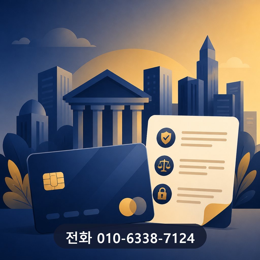 무직자 신용카드 현금화 카드사 약관 확인 이미지 · 문의 010-6338-7124
