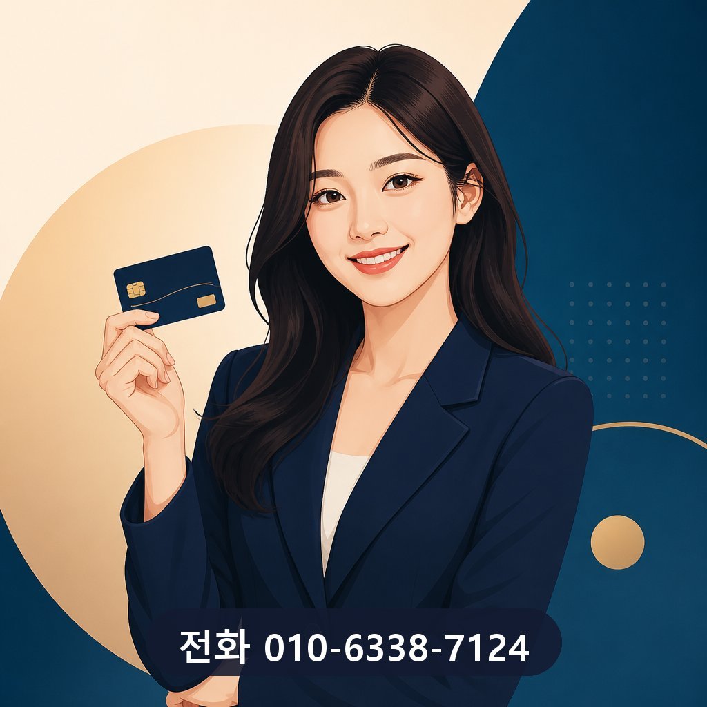 무직자 신용카드 현금화 대표 이미지 · 문의 010-6338-7124
